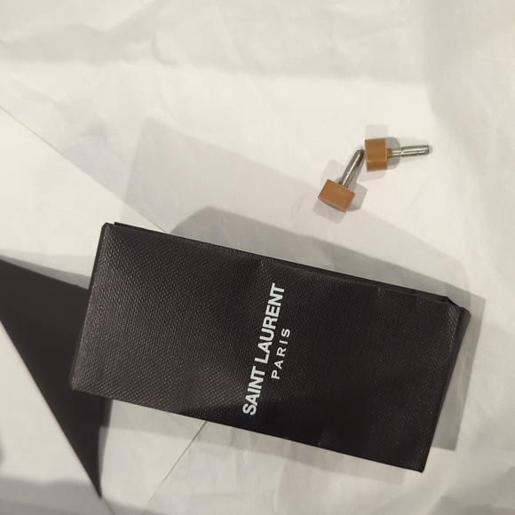 Saint Laurent Vernice Chiffon Nude Size 40 - Picture 7 of 8